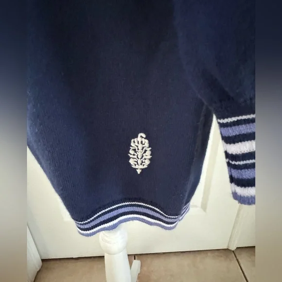 Free People Striped Navy and White Jumpsuit - Picture 9 of 16